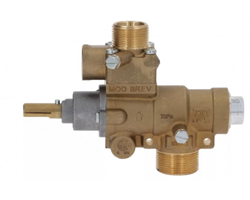 Кран газовый 23S/V вход M28x1.5 (труба - 20 мм) PEL, арт. 796819