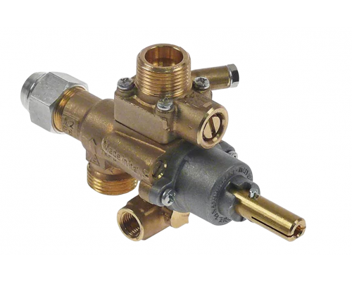 Кран газовый 22S/V вход M20x1.5 (труба - 12 мм) PEL, арт. 791847