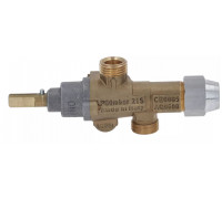 Кран газовый 21S вход M16x1.5 (труба - 10 мм) PEL, арт. 7988B-113