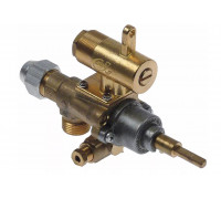 Кран газовый сверху с выходом для дюзы (с дюзой) M18x1.5 (труба-12 мм) EGA (аналог)