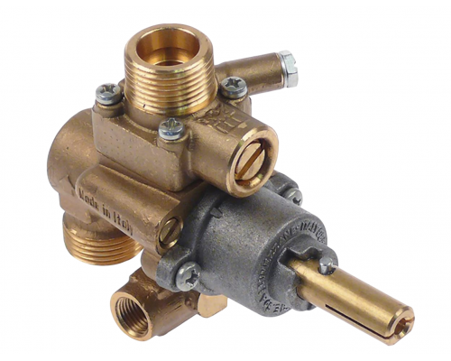 Кран газовый 22N/V вход M20x1.5 (труба - 12 мм) PEL, арт. 792004
