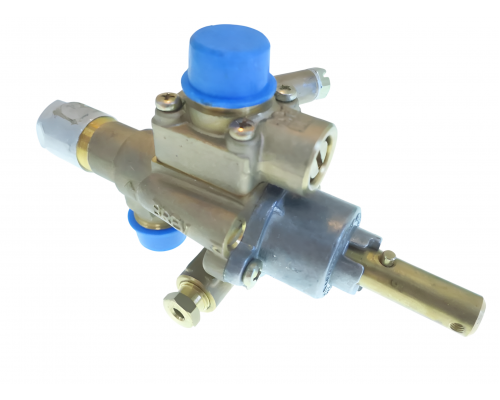 Кран газовый 22S/V вход 3/8" (труба - 10 мм) PEL