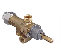 Кран газовый 21S вход M16x1.5 (труба - 10 мм) PEL