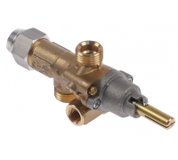 Кран газовый 21S вход M16x1.5 (труба - 10 мм) PEL