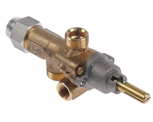 Кран газовый 21S вход M16x1.5 (труба - 10 мм) PEL