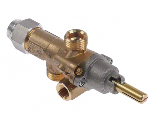 Кран газовый 21S вход M16x1.5 (труба - 10 мм) PEL
