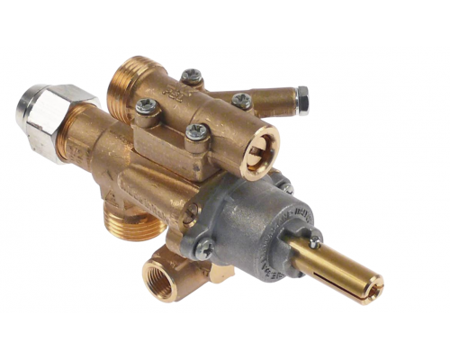 Кран газовый 22S/O вход M20x1.5 (труба - 12 мм) PEL