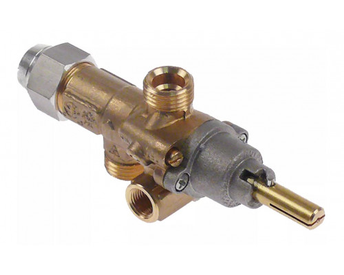 Кран газовый 21S вход M16x1.5 (труба - 10 мм) PEL
