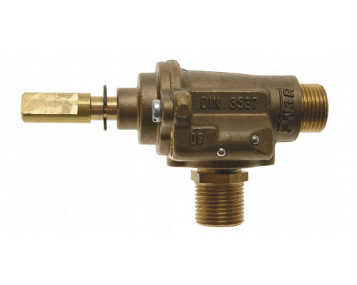 Кран газовый вход 3/8" (труба - 10 мм) STN3R