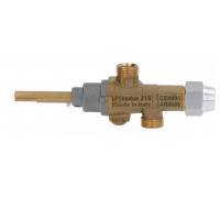 Кран газовый 21S вход M16x1.5 (труба - 10 мм) PEL, арт. 7988B/49