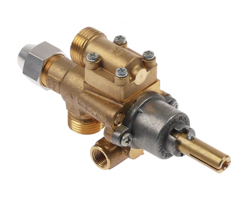 Кран газовый 22S/O вход M20x1.5 (труба - 12 мм) PEL