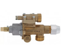 Кран газовый 22S/O вход M20x1.5 (труба - 12 мм) для MORICE, арт. RB1003