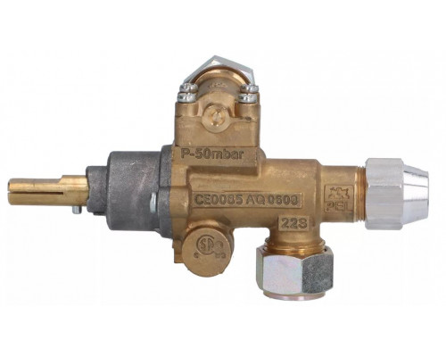 Кран газовый 22S/O вход M20x1.5 (труба - 7/16") PEL, арт. 891987