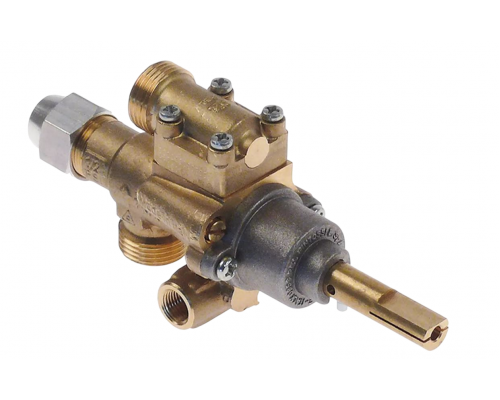 Кран газовый 22S/O вход M20x1.5 (труба - 12 мм) PEL