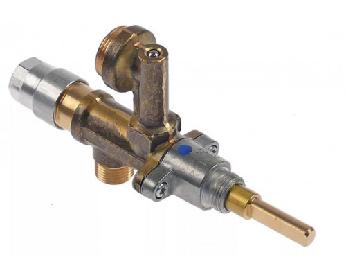 Кран газовый вход M12x1 (труба 8 мм) для RAULWING, арт. 16214