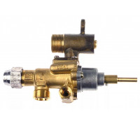 Кран газовый вход M20x1.5 (труба - 12 мм) PEL, арт. 22S/O