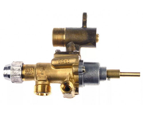 Кран газовый вход M20x1.5 (труба - 12 мм) PEL, арт. 22S/O