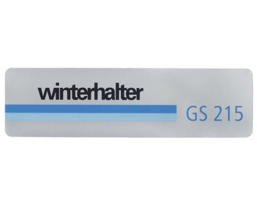 Табличка для WINTERHALTER, арт. 2803410