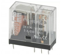 Реле для печатного монтажа 24VDC 2CO ITALIANA RELE, арт. E52-24DC-S