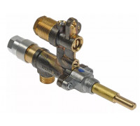 Кран газовый с выходом для дюзы (с дюзой) вход M12x1 (труба 8 мм) KREFFT, арт. 49-170881