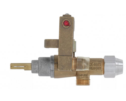 Кран газовый 20S вход M16x1.5 (труба - 10 мм) PEL, арт. 6004730