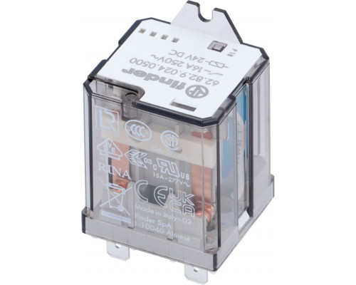 Реле мощности 24 VDC 16 А 2CO FINDER, арт. 62.82.9.024.0500