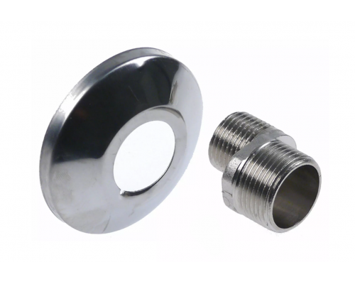 Эксцентрик в комплекте 1/2" - 3/4" с закрывающим отражателем для крана смесителя ECHTERMANN, арт. 6637-6-18/19