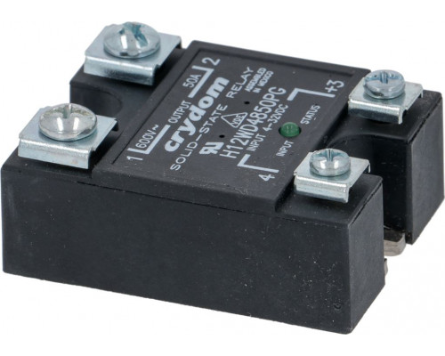 Реле CRYDOM H12WD4850PG 1 фаза 50 A 600 В 4-32 В для печи ELOMA, арт. 752401