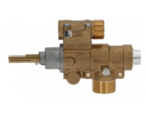 Кран газовый 23S/O вход M28x1.5 (труба - 20 мм) PEL, арт. 796904