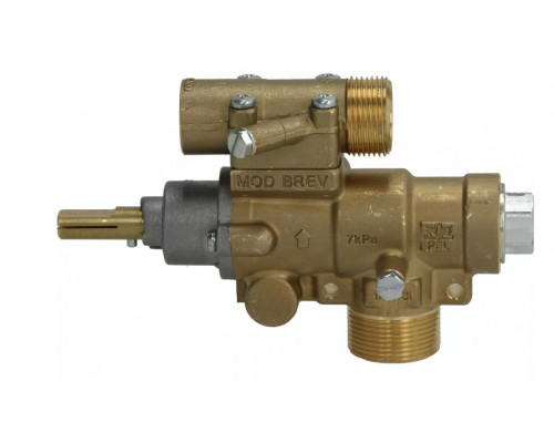 Кран газовый 23S/O вход M28x1.5 (труба - 20 мм) PEL, арт. 796915