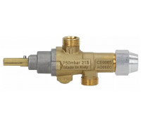 Кран газовый 21S вход M16x1.5 (труба - 10 мм) PEL, арт. 7988-B89