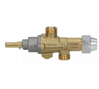 Кран газовый 21S вход M16x1.5 (труба - 10 мм) PEL, арт. 7988B-27