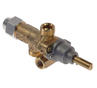 Кран газовый 21S вход M16x1.5 (труба - 10 мм) PEL, арт. 7988B-7