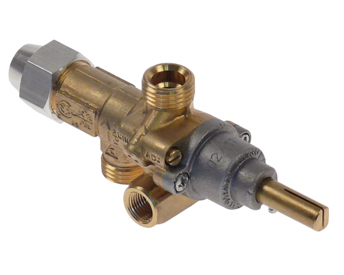 Кран газовый 21S вход M16x1.5 (труба - 10 мм) PEL, арт. 7988B-7