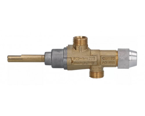 Кран газовый 20S вход M16x1.5 (труба - 10 мм) PEL, арт. 7989B-19
