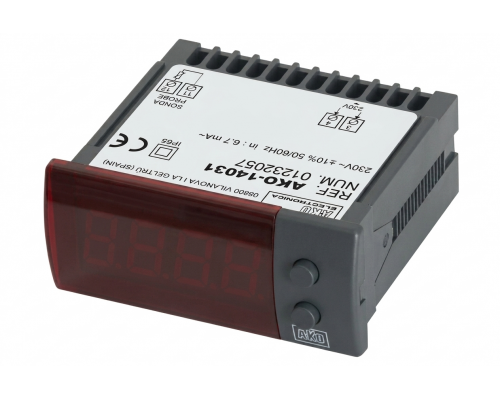 Термометр 71x29 мм 230 В IP65 AKO, арт. AKO-14031