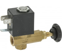 Клапан электромагнитный OLAB 230 VAC 2x1/8 IG L64 мм для кофемашины ASCASO, арт. AS.600