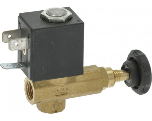 Клапан электромагнитный OLAB 230 VAC 2x1/8 IG L64 мм для кофемашины ASCASO, арт. AS.600