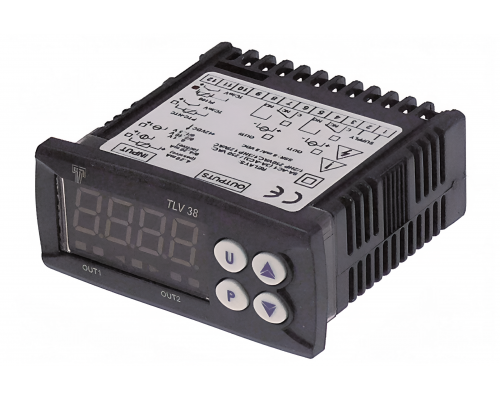Термометр 100-240 В 71x29 мм Pt100/TC (J,K) TECNOLOGIC, арт. K38VHC------E----