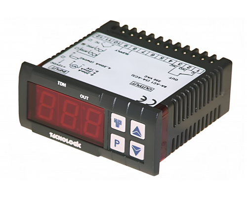 Регулятор электронный 12 В 71x29 мм NTC/PTC/TC(J,K) TECNOLOGIC, арт. TLK38FER--