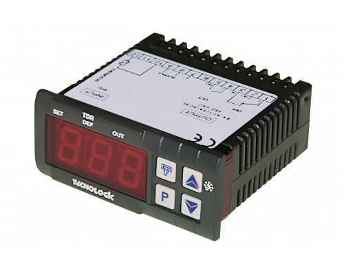 Регулятор электронный 12 В 71x29 мм NTC/PTC/TC(J,K) TECNOLOGIC, арт. TLK38FERR--