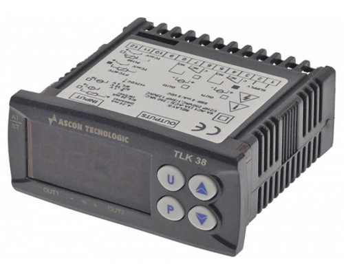 Регулятор электронный 100-240 В 71x29 мм NTC/PTC/TC (J,K,S)/mВ TECNOLOGIC, арт. TLK38HER--