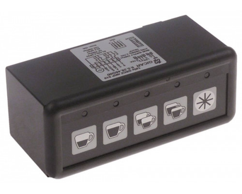 Панель управления Gicar 9.5.28.46G00 LED 230V 120x50 мм 13381 для кофемашины IBERITAL