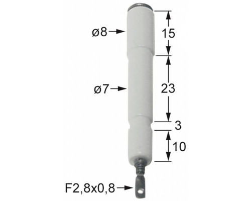 Электрод зажигания 196.100715 service parts uni