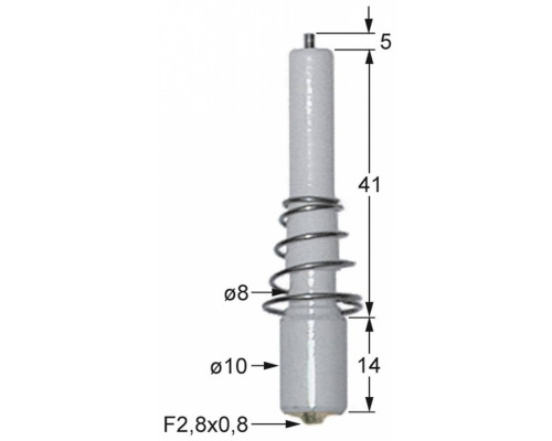 Электрод зажигания 196.100729 service parts uni