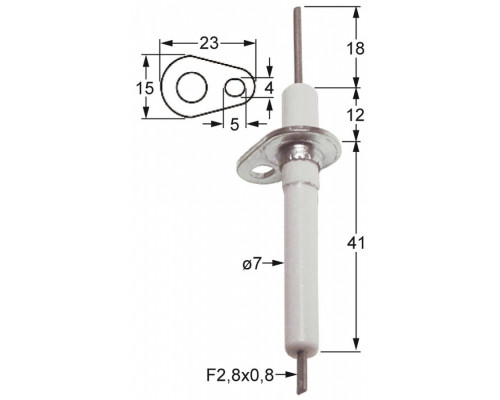 Зажигательный электрод 034.100818 universal service parts