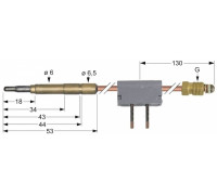 Термоэлемент к газовому крану 196.102070 service parts uni