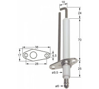Электрод зажигания 196.102268 service parts uni