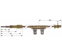 Термоэлемент к газовому крану 196.102269 service parts uni