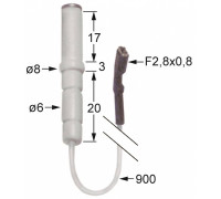 Электрод зажигания 196.102312 service parts uni